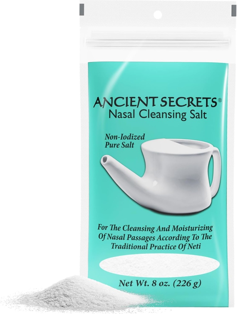 ANCIENT SECRETS Nasal Reiniging Zout, Niet-geïodiseerd 