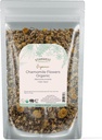 Starwest Botanicals Biologische Kamille Bloemen Geheel - Gedroogde Loose Leaf Herb voor thee, kruidenlotions, & Bakken, Gecertificeerd Kosjer, Niet-GMO - 4 oz Pouch