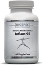 Inflam-95 - Gemberwortelextract 2.000 mg, Curcuminewortelextract, Boswellia Serrata-extract, Nettle Leaf Extract, Bioperine - Ondersteuning gezonde ontstoken respons