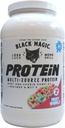Magician Black Magic Multi-Source Protein - Wei, Egg, Caseïne Complex met enzymen & MCT's - Keto, Low Sugar - Pre/Post Workout - Fruit Whirls Flavor - 24g Proteïne - 2 LB