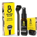 De Baard Club Derma Roller, Reinigingsspray &amp; Vervangingskop - Baardroller met reinigingsspray en vervangingskop