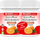 Chewable Iron Supplement for Women/Men | Carbonyl Iron 18 mg with Vitamin C 30 mg | Tablet in Orange Flavor 90 Count (2)