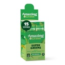 Verbazingwekkend gras Groenen Blend Superfood: Super Greens Poeder Smoothie Mix met Spirulina, Chlorella, Beetwortelpoeder, spijsverteringsenzymen, Prebiotica & Probiotica, Original, 15 Servers (Verpakking mei Vary)