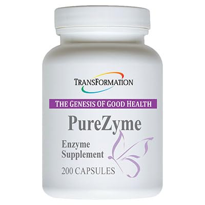 TRANSFORMATIE VAN DE GENESIS VAN GOEDE GEZONDHEIDS ENzymeN Purezyme High-Potency Protease Blend Enzyme Supplement, geavanceerde formule voor maximale voedingsstoffen Digestie & Gut Health, 200 capsules