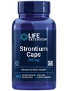 Life Extension Strontium Caps, Trace Mineral for Advanced Bone Health Support, Gluten Free, Non-GMO, Vegetarian, 90 Capsules