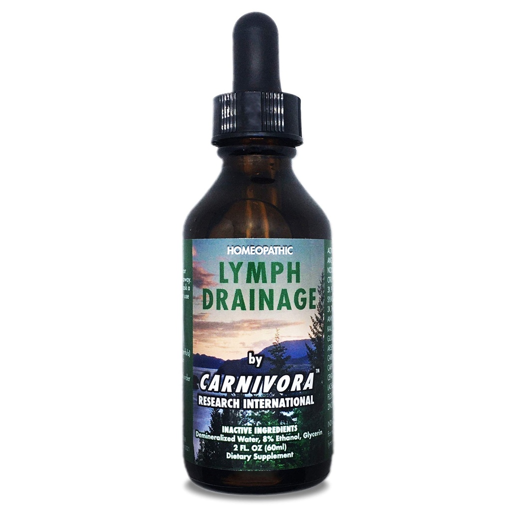 Carnivora - Lymph Drainage Drops - Stimuleert en reinigt uw Lymphatische Systeem  2 Fl Oz (verpakking 1)