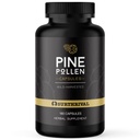 Surtrival: Pine Pollen Powder Capsules (180 Count), Wild Harvested, Energy & Endurance Restauratie
