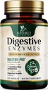 Digestieve enzymen - Superdigestieve multi-enzyme complex voor opgeblazen & Gut Health Ondersteuning met bromelaïne, papaïne, probiotica & prebiotica - Digestie Gezondheidsondersteuning voor vrouwen & mannen - 120 capsules