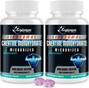 Creatine Kauwtabletten voor mannen en vrouwen, Creatine Monohydraat, 99% Absorptie met Liposomal & Micronized, 60 porties