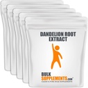 BulkSupplements.com Dandelion Root Extract Poeder - Kruidensupplementen voor lever en spijsverteringsondersteuning - Glutenvrij - 500mg per portie, Verpakking van 5 (5 Kilogram - 11 lbs)