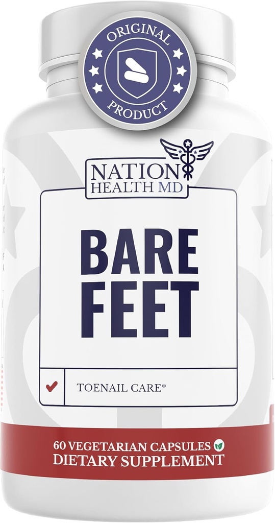 Bare Feet - Teennagelverzorging - Nagels supplement met vitamine A, vitamine C, Oregano poeder en nog veel meer - Nagel Reparatie, groei en nagelverzorging 