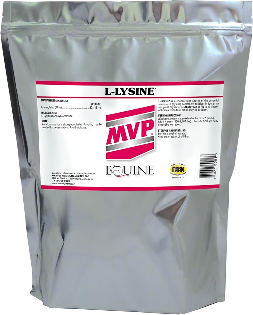 L-Lysine (5lb) voor Equine Muscle/Immune Ondersteuning