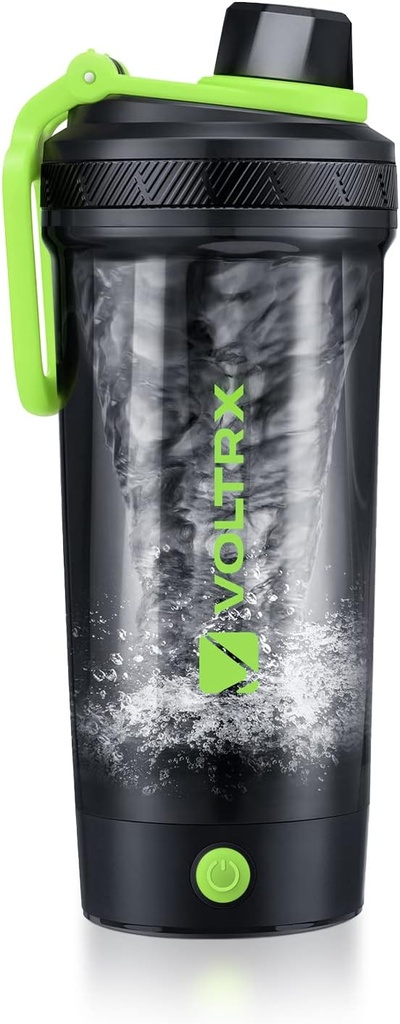 VOLTRX Shaker Bottle, Gallium USB C Rechargeable Electric Protein Mixer, Shaker Cups voor Proteïne en Maaltijd Vervangingsshakes, BPA Free, Gemaakt met Tritan, 24oz
