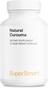 Supersmart - Natural Curcuma 2500mg per dag (High Potency) - Curcuma Longa Extract supplement - Tumerische Curcuma 95% Curcuminoïden Niet-GMO & Glutenvrij - 75 Vegetarische Capsules