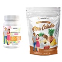 BariatricPal 30-Day Bariatric Vitamin Bundle (Multivitamin ONE 1 per Day! with 45mg Iron Chewable - Orange Citrus and Calcium Citrate Soft Chews 500mg with Probiotics - Piña Colada)