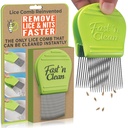 Fast 'n Clean - Lice Comb opnieuw uitgevonden - The Self Cleaning Lice Comb