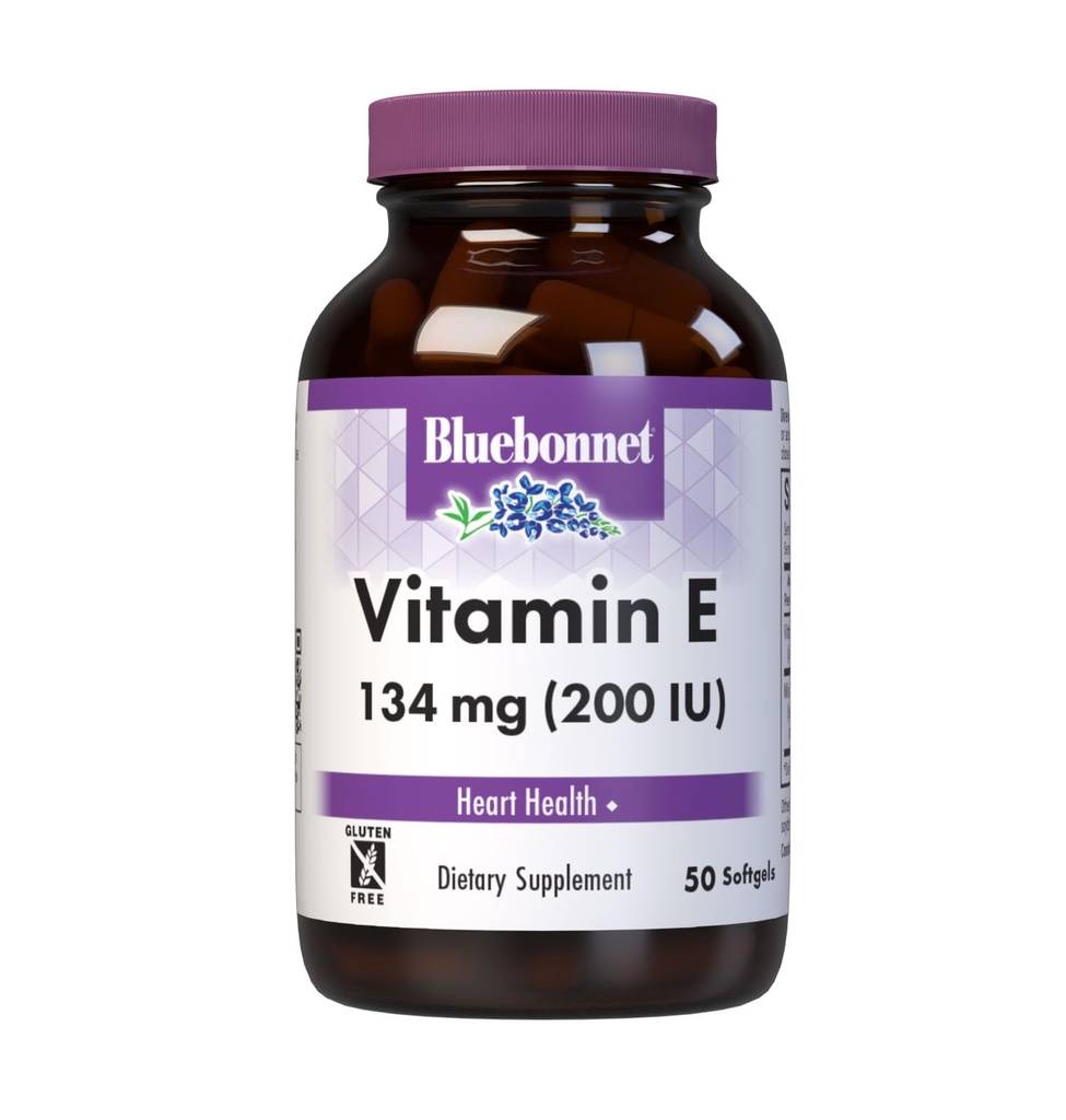BlueBonnet Vitamine E 200 IE Mixed Softgels, 50 Tellen