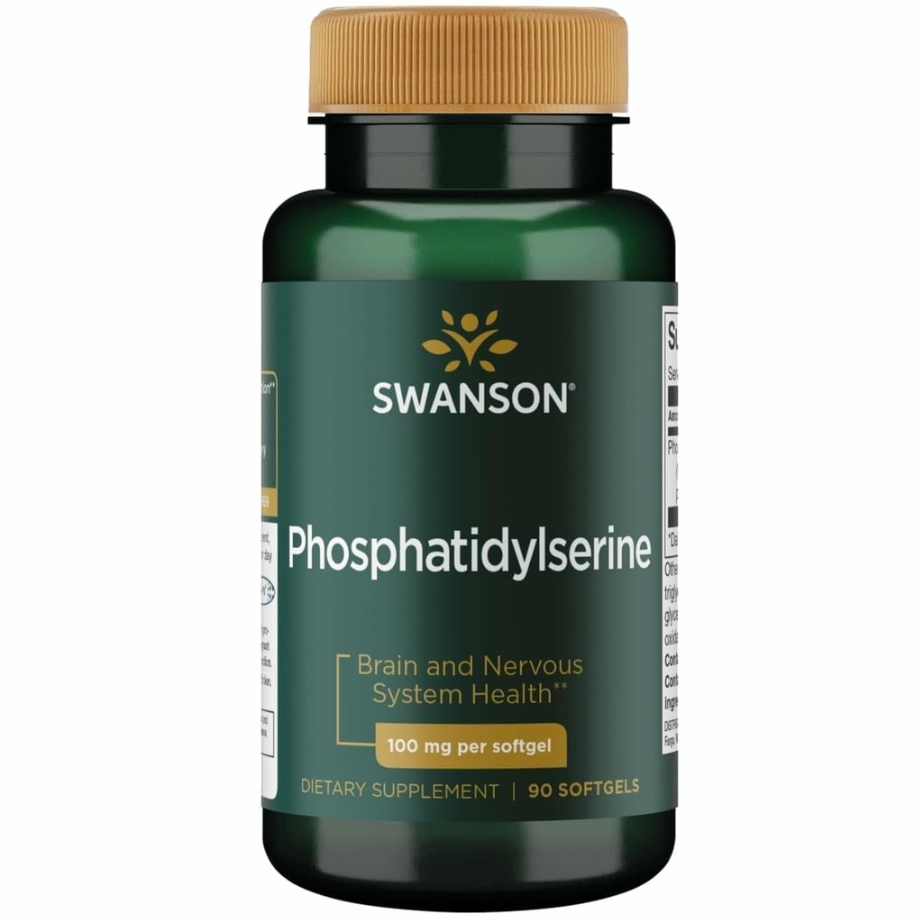 Swanson Fosfatidylserine 100 Milligrammen 90 Sgels