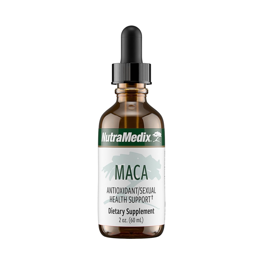 NutraMedix Maca Liquid Tinctuur - Mood Supplement Drops met Peruaanse Maca Root Extract voor de gezondheid van vrouwen - Herbal Ondersteuning voor Hormonale Gezondheid & Mood - Vegan supplementen (2oz / 60ml)