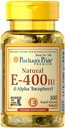 Puritan's Pride Vitamine E 268 mg Mixed Tocoferols Natural Immune Support by Pride®, 400 IE /, 100 Tellen