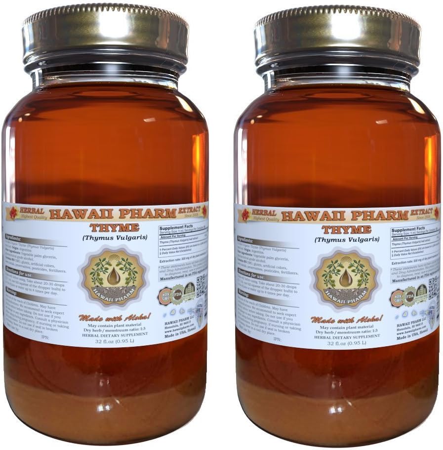 Tijm (Thymus vulgaris) Liquid Extract 2x32 fl.oz