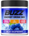Morning Buzz Energy Drink Powder - Energy Boost Drink Mix - Suikervrije energie met antioxidanten - Morning Kickstart en Sport Voeding Endurance Product - 30 Serves, Blue Raspberry, 8 Ounces