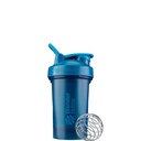 BlenderBattle Classic V2 Shaker Bottle Perfect voor eiwitshakes en pre-workout, 20-ounce, Ocean Blue