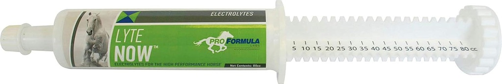 Uckele Lyte Nu Spuit voor Paarden - Volledige Spectrum Electrolyte Plakken voor Paarden - Equine Mineral Fluid Replenishment - 3 Doses - 80 CC