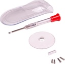 Apex glazen Reparatie Kit - Oogglas Reparatie Kit met Kleine Schroevendraaier,Oogglas Schroeven, Vergrootglas, Schroevengids, & Storage Pouch - Universal Eyeglass Reparatie Kit voor het lezen van glazen, & zonnebrillen