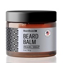 Baardbalsem voor mannen - Reispakket - Ondersteunt dikkere baard, parel snap geur, natuurlijke ingrediënten boter vermindert droogheid en verbetert look - 2 oz