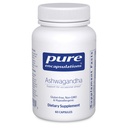 Pure Encapsulations Ashwagandha - 500 mg Ashwagandha Extract - Metabolisme &amp; stress Ondersteuning - Immuunondersteuning - GGO-vrij & veganistisch - 60 capsules