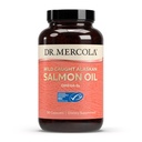 Dr. Mercola Wild Caught Alaska Salmon Oil, 30 Servings (90 Capsules), Omega-3s, Dieetsupplement, Ondersteunt gezonde hersenen & Cognitive functie, niet-GMO, MSC Certified