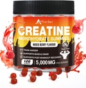 Creatine Monohydraat Gummies voor mannen en vrouwen - 5g Creatine Monohydraat Per Serving, Ondersteunt workout, Zero Sugar, 120 Vegan Supplement Gummies