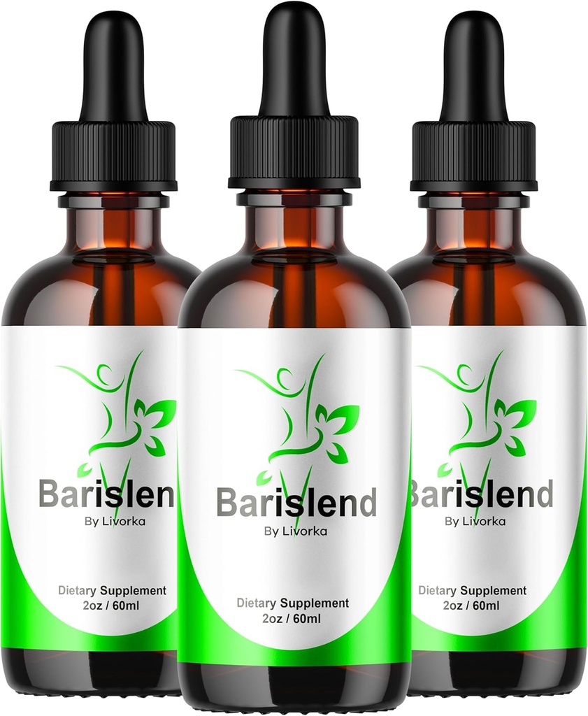 (3 Pack) Barislend Drops, Barislend Liquid, Officiële Barislend Liquid Drops, Barislends Advanced Liquid Drop Formula, Barislend Drop Supplement Premium Liquid Supplement Ondersteuning, 3 flessen voor 3 maanden