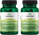 Swanson Ultimate Probiotic Formula Digestive Health Immune System Support 66 Miljard CFU Prebiotic NutraFlora scFOS 30 DRcaps Veggie Capsules (Caps) (2 Pack)