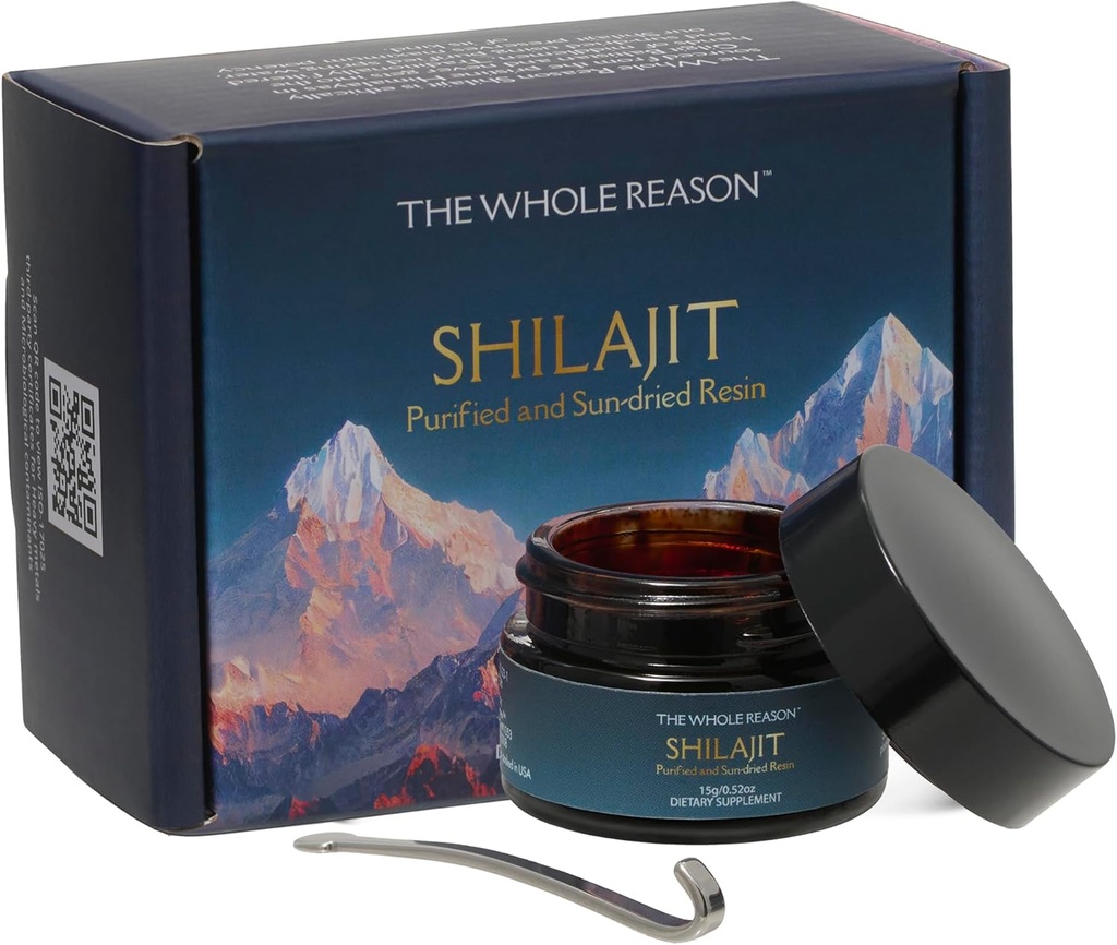 Pure Authentic Himalaya Shilajit Resin - High Potency Gold Grade Shilajit Supplement met sporenmineralen voor mannen en vrouwen, natuurlijk fulvinezuur voor energie, vitaliteit en immuniteit, 15g Made in USA
