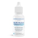 Biotics Research Bio K Mulsion Liquid Vitamin K Drops - 500 mcg/S - Vitamin K1 fytonadion voor volwassenen - VIT K Supplement - Sterke Bones, Hartgezondheid, Bloedstolling Ondersteuning, 1 fl oz