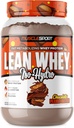 Musclesport Lean Whey RevolutionTM Protein Powder - Wei Protein Isolaat - Low Calorie, Low Carb, Low Fat, Incredible Flavors - 25g Proteïne per scoop (2LB, Chocolate Peanut Butter)