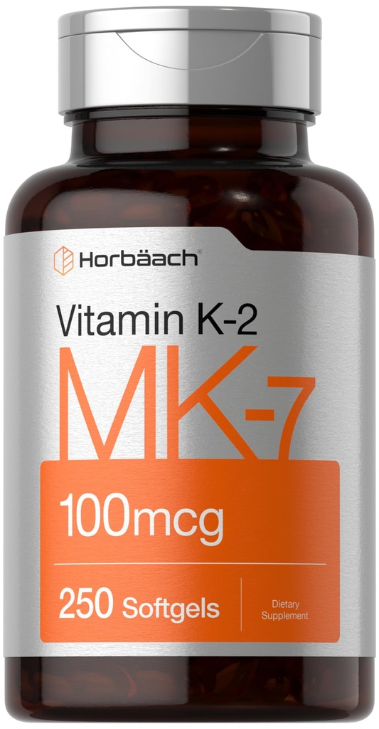 Horbäach Vitamine K2 MK7 100mcg 