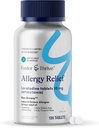 Foster & Thrive Loratadine 10mg Non Drowsy Allergie Relief for Sinus Pressure and Seasonal Allergies, Antihistamine Relives Itchy Eyes, Sneezing, Kinderen en Volwassenen, 120 tabletten