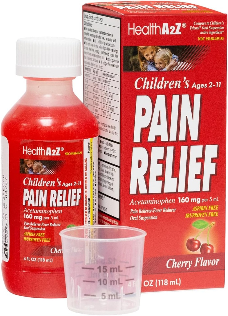 HealthA2Z® Children's Pain Relief 