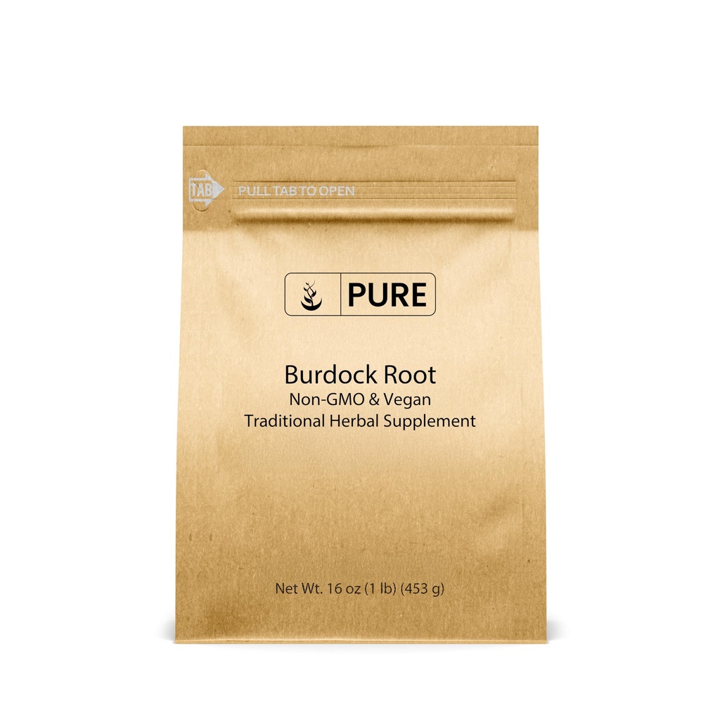 Pure Original Ingrediënten Burdock Root Extract (1lb) Lab-verified, Non-GMO