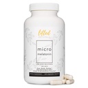 Lifted Naturals Micro Melatonine Family Size - Melatonine voor snelle en betere slaap, gemakkelijk doorslikken 220 plantaardige capsules met lage dosis Melatonine, Non-GMO, snel oplossen Melatonine 100 mcg