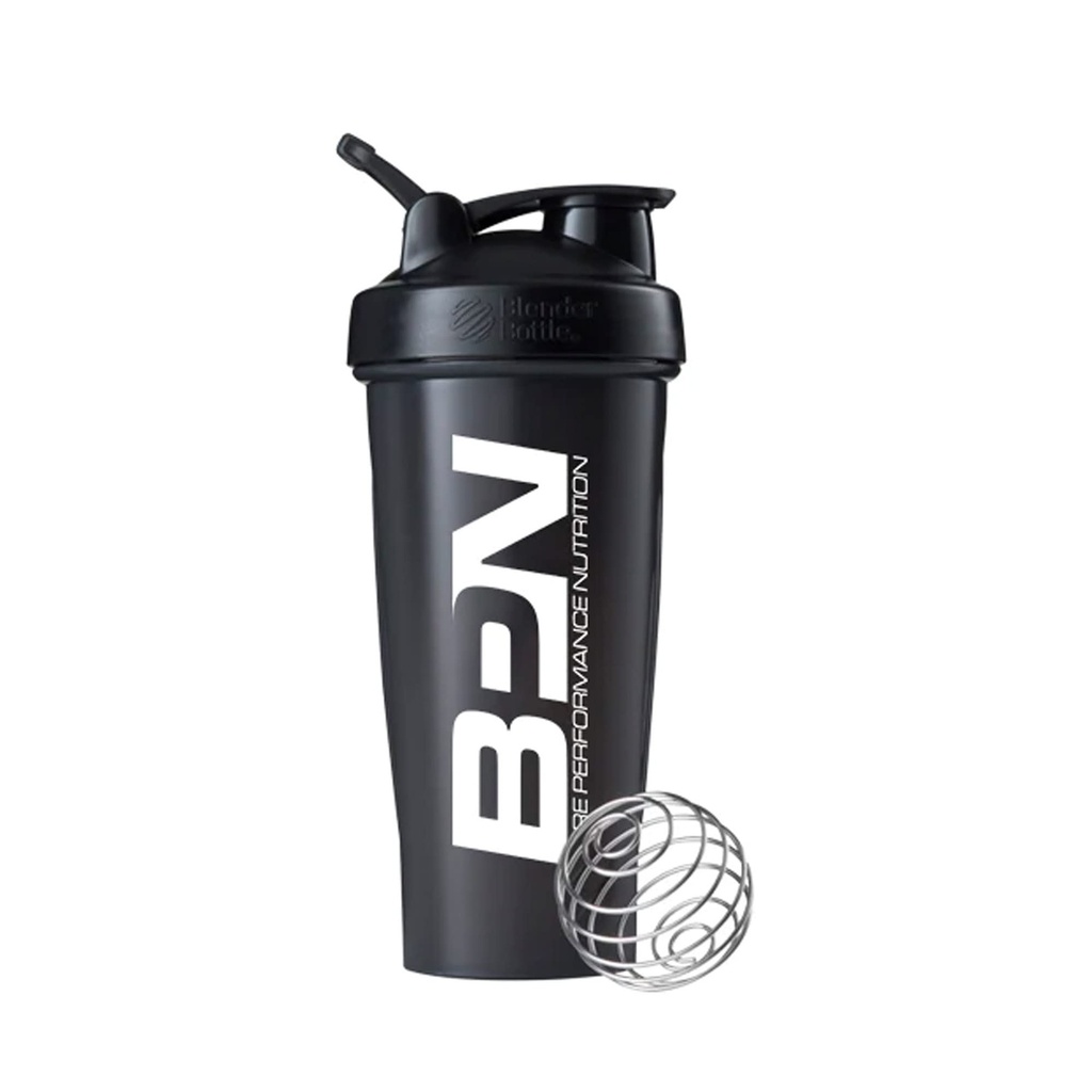 BARE PERFORMANCE NUTRITION Blender fles Shaker fles, 28 oz Shaker fles met draad Whisk, zwart