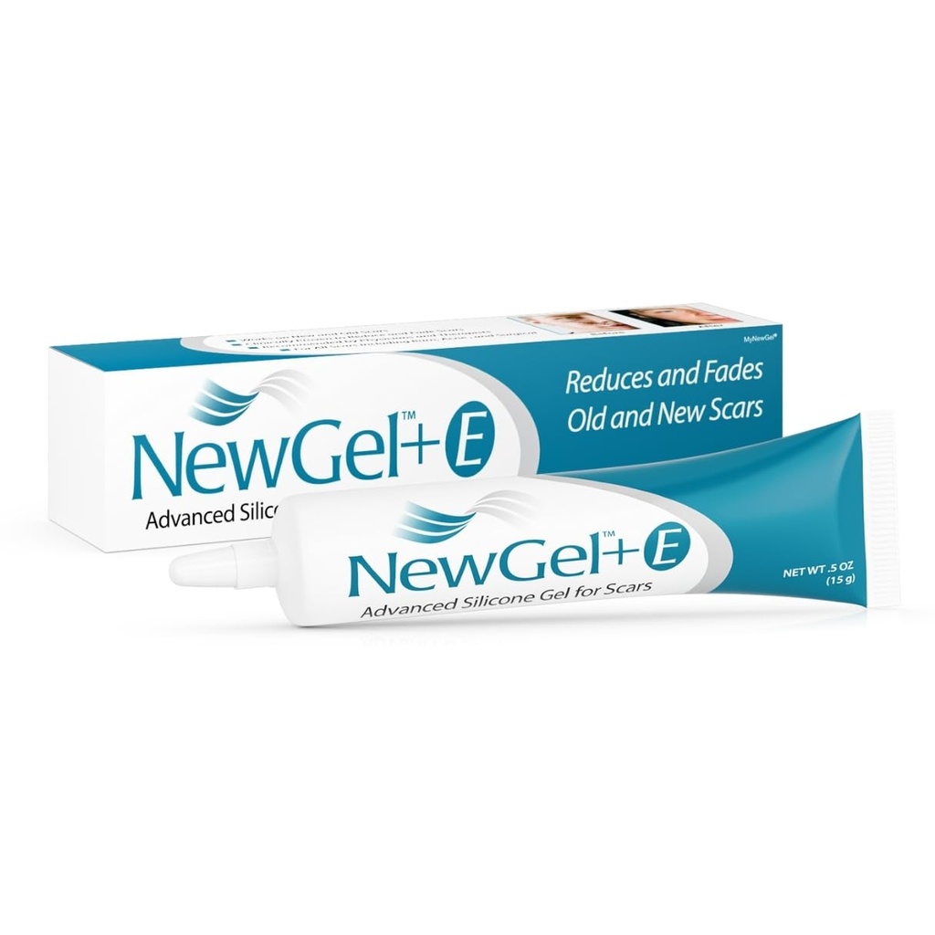 Geavanceerde high-Potency Silicone Scar Gel met vitamine E voor oude, nieuwe littekens, chirurgie, Keloids, brandwonden, en gezicht Vlaamse littekens, NewGel Plus door MyNewGel (15 Gram) - 0,50 oz