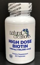Hoge dosis Biotin 100mg (100.000 mcg)