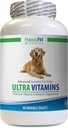 Hondenvoeding Supplementen - Ultra Vitaminen en Mineralen voor Honden - Beste Gezondheid voor Honden - Natuurlijke Treats - Essentiële NUTRIËNTEN - Honden Vitamine b Complex - 1 Fles (90 Treats)