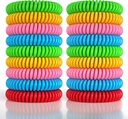 18 Pack Mosquito afstotende armbanden voor volwassenen en kinderen, DEET-Free waterdichte Bands, Individueel verpakte afstotende polsbandjes