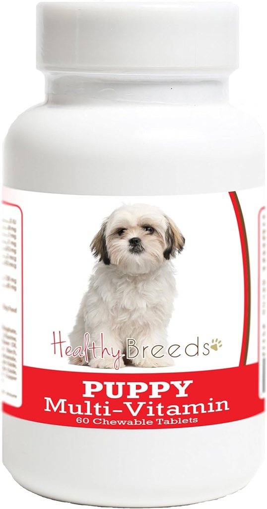 Gezond Ras Shih Tzu Puppy Honden Multivitamine Tablet 60 Tel.