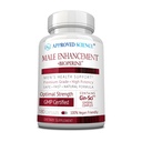 Goedgekeurde Science® Male Enhancement - Boost Performance and Encrease Drive - 180 Vegan Friendly Capsules (1 fles)